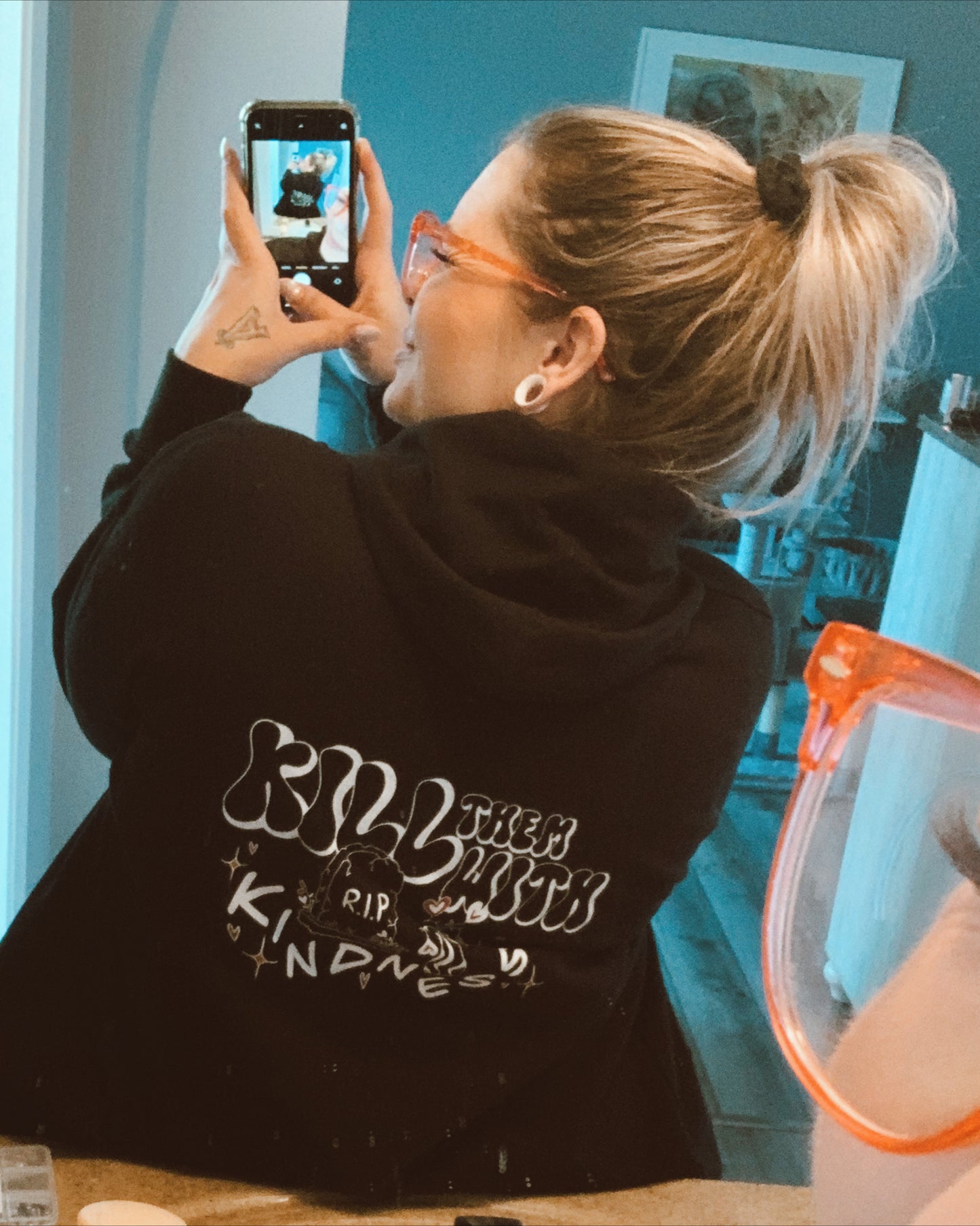 Kill Them With Kindness Zip Up Hoodie