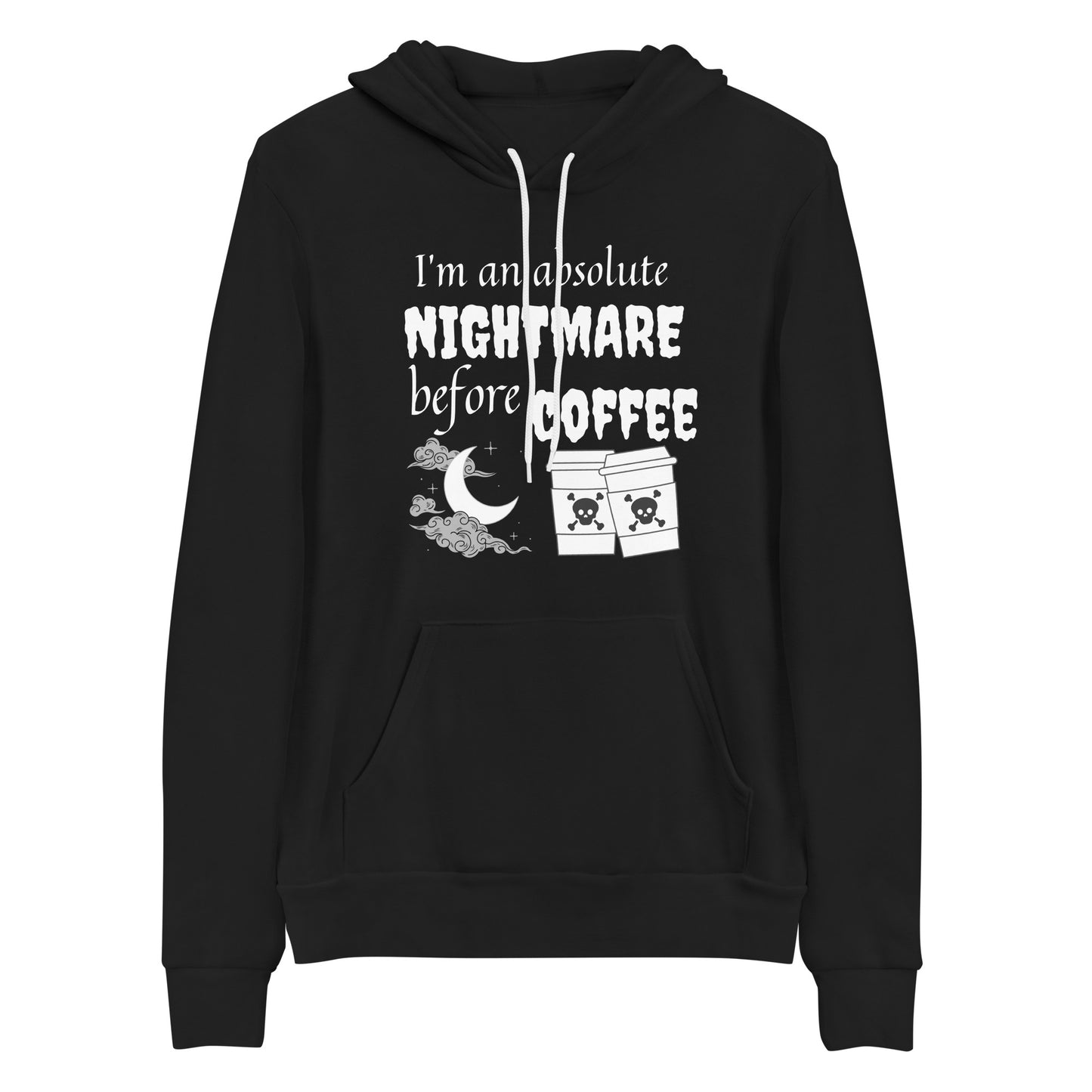 Nightmare Before Coffee - Pullover Hoodie (Black)