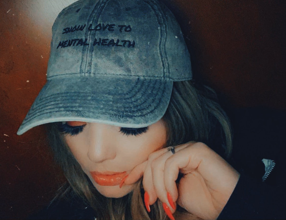 Show Love To Mental Health Vintage Cap